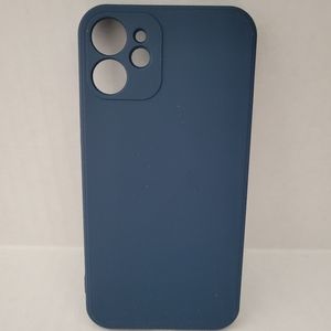 Navy Blue Silicone Case For Iphone 12 Mini